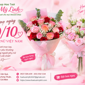 Tặng hoa ngày 20/10 – Gửi ngàn lời yêu thương
