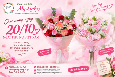 Tặng hoa ngày 20/10 – Gửi ngàn lời yêu thương