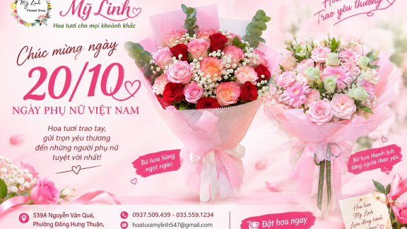 Tặng hoa ngày 20/10 – Gửi ngàn lời yêu thương