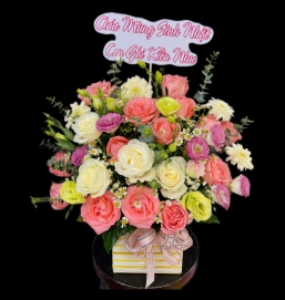 Hoa giỏ sinh nhật 22