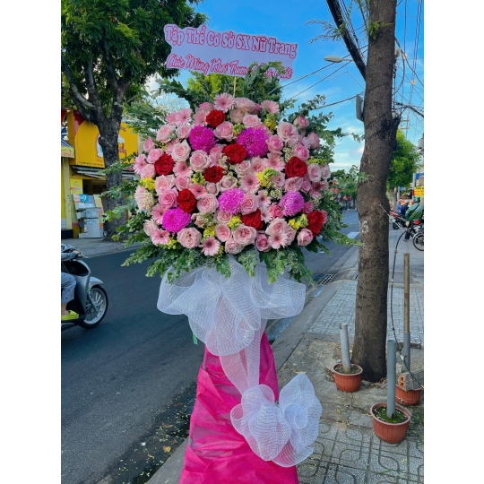 Hoa khai trương 16 Hồng xinh