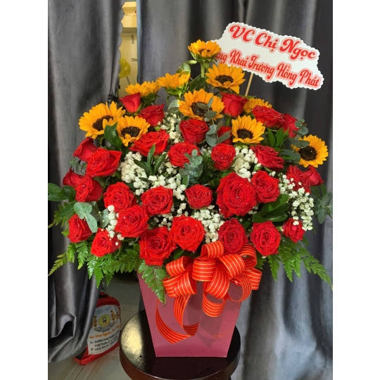 Hoa Giỏ (Chức mừng khai trương)